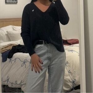 Abercrombie & Fitch Navy Sweater